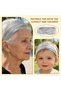Women's silver knot headband, loose fit, non-slip, sporty and yoga disco headband, 70s accessory (silver). - 4