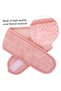 Two-piece multi-functional makeup hairband for girls, washable hairband, face wash, and body wash, pink. - 7