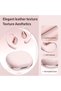 Open-back headphones - Wireless Bluetooth 5.4 sports headphones - With digital display, 50-hour battery life - Suitable for cycling and running - Pink - 8