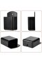 3 Pcs Remote Control Wall Mount TV Remote Holder Small Self-Adhesive Organizer Wall Pen Holder Storage Accessories Bedroom Office School Black - 2