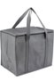 35L Insulated Cooler Bag, Large Capacity Zippered Opening, Wide Shoulder Strap, Food Storage on the Beach, Fishing, Hiking, Other Occasions, Grey