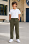 Unisex Belted Double Leg Children's Sweatpants