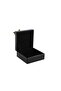 Black Butterfly Figured Glass Box 17X18X10Cm - 3