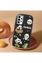 Samsung Galaxy A04S Compatible Case Camera Protector Black Silicone Couple Phone Case Panda Patterned - 2