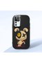 Redmi K50 Ultra Compatible Case Camera Protector Black Silicone Couple Phone Case Character Patterned