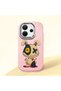 Redmi Note 14 4g Compatible Case Camera Protector Pink Silicone Couple Phone Case Character Patterned