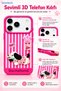 3D Dog Figure Striped Silicone Phone Case Compatible with iPhone 17 Pro / 18 Pro Dachshund - 3