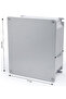 Aluminium Junction Box-Durable and Weatherproof Enclosure Box IP66 (190x170x80MM) - 6