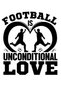 Women's Football Design Printed T-Shirt Unconditional Love Theme Relaxed Fit Casual Modern Stylish Comfortable - 4