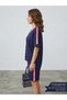 Flexible Lycra Oysho Fabric Comfort! Side Stripe Detailed Casual V-Neck 2-Piece Set - 3
