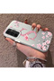 Samsung Galaxy A54 Compatible Silicone Edge Hard Back Case Couple Phone Case with Letter S Pattern - 2