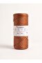 Pastel Polyester Macrame Cord 200 Gr 230 Mt 2 mm Bag and Supla Yarn Cinnamon