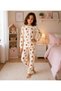 Elmas Kids Girl's 100% Cotton Strawberry Patterned Long Sleeve Pajama Set - 2