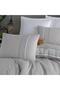 Ranforce Double Duvet Cover Set Tulkas Gray 100% Cotton - 2
