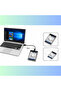 صندوق قابل للطي بحجم 2.5 بوصة لمحركات الأقراص الصلبة والـ SSD، USB 3.0/3.1 SATA، صندوق أقراص خارجي شفاف، سرعة 5 جيجابت في الثانية، كابل بطول 30 سم - 3