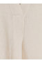 Beige Plus Size 100% Linen Women's Shirt - 3