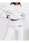 Unisex Men's and Women's Landon Printed Oversize 3 Thread Hooded Tracksuit Set - 2