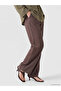 Lcw Comfort Brown Women's Modal Blend Trousers with Elastic Waist - 2