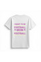 Women's Football Mom Humorous Printed Short Sleeve T-Shirt Relaxed Fit Casual Sports Spirit Modern Stylish Elegant - 2
