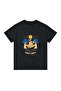 Music Loving Cat Theme Printed Men's T-Shirt - 2