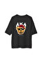 Boy Cartoon Bear Printed Men's Oversize T-Shirt - 2