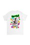 Men's Retro Cat Meow Printed T-Shirt 100% Cotton Relaxed Fit Colorful Design Casual Modern Stylish Elegant - 2