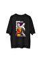Men's Oversize Anime Character Printed T-Shirt 100% Cotton Relaxed Fit Casual Wear Modern Stylish Comfortable - 2