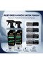 Ceramic Infused Vinyl Plastic Rubber Dressing SIO2 Hydrophobic Beading Engine Bay Dressing Durable Gloss Protection Auto Detailing Spray Exterior Trim Restorer 500ml Multipurpose Pack of 2 KSA - 5