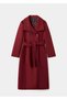 Manteco wool funnel-neck coat