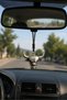 Rearview Mirror Car Ornament with Bull Head Figure – Decorative Vehicle Accessory with Strength and Stability Theme