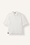 Boxy Fit Polo Collar Ribbed Camisole Buttoned Short Sleeve T-Shirt I3692Ax26Au