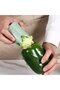 Chili seed remover, vegetable core remover, 2-pack, green. - 3