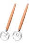 2-piece mixer set, Danish dough mixer, wood grain color.