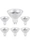 GU5.3 50W 12V Halogen Bulb, 800lm Warm White 2700K Dimmable, MR16 Halogen Spot Bulb, Pack of 6