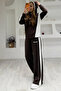 Soft Touch Modal Textured Hooded Tracksuit Set - 3