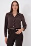 Women's Buttoned Short Casual Shirt 260489 - 265225 - 4