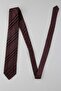 Black Small Pattern Italian Silk Pleated Tie Est241 - 5