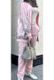 Pink Trendy Track Suit - 2