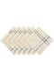 100% Cotton, Machine Washable, Everyday French Stripe Kitchen Table Runner For Dinner Parties, E