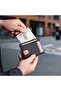 Mens RFID Blocking Slim Bifold Wallet Minimalist Leather Small Wallets for Men with Cash Poc - 6