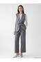 Lcw Modest Gray V-Neck Lace-Up Women's Classic Vest - 3