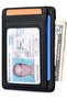 Mens RFID Blocking Slim Bifold Wallet Minimalist Leather Small Wallets for Men with Cash Poc - 2