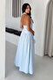 Women's Halter Neck Maxi Dress - 7