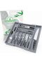Silverware Organizer Utensil Drawer Organizer - Bamboo Cutlery Organizer Kitchen Drawer Organizer fo - 7