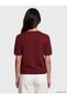 Crew Neck Women's Knitwear Cardigan (W6) - 4
