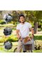 Grey foldable dog bike basket 36x26x31cm. - 3