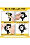 Bridle hooks - 4-pack - Hooks - Wall-mounted hooks - Wall-mounted - Horse hooks - Suitable for stables - 2
