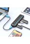 موزع USB 3.0، موزع USB بـ 7 منافذ مع مفاتيح تشغيل/إيقاف LED فردية، سرعة بيانات عالية تصل إلى 5 جيجابت في الثانية - 5