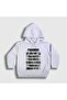 Unisex Kids White Eyes K-Pop P1Harmony Hooded Sweatshirt 619808Tt