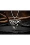 Stainless Steel Viking Celtic Detailed Symbol of Wisdom Mythological Fox Pendant